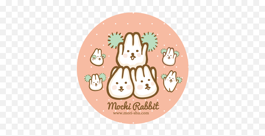 Mochi Rabbit U2014 Mori Shu - Cartoon Png,Mochi Png