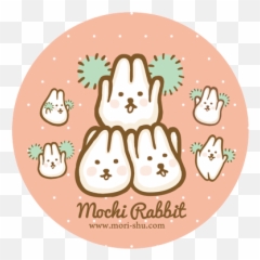 Mochi Rabbit U2014 Mori Shu - Cartoon Png,Mochi Png