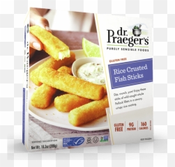 Dr Praegeru0027s Rice Crusted Fish Sticks - Dr Praegers Fish Sticks Rice Crusted Gluten Free Png,Fishstick Png