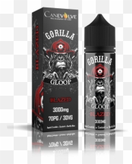 Gorilla Gloop - Blazed 3000mg Png,Gorilla Transparent Background
