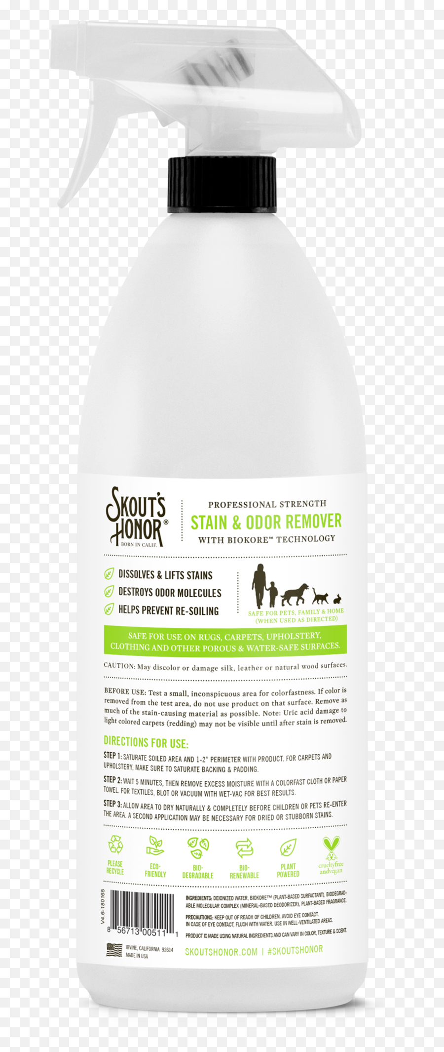 Pet Stain U0026 Odor Remover - Bottle Png,Stain Png