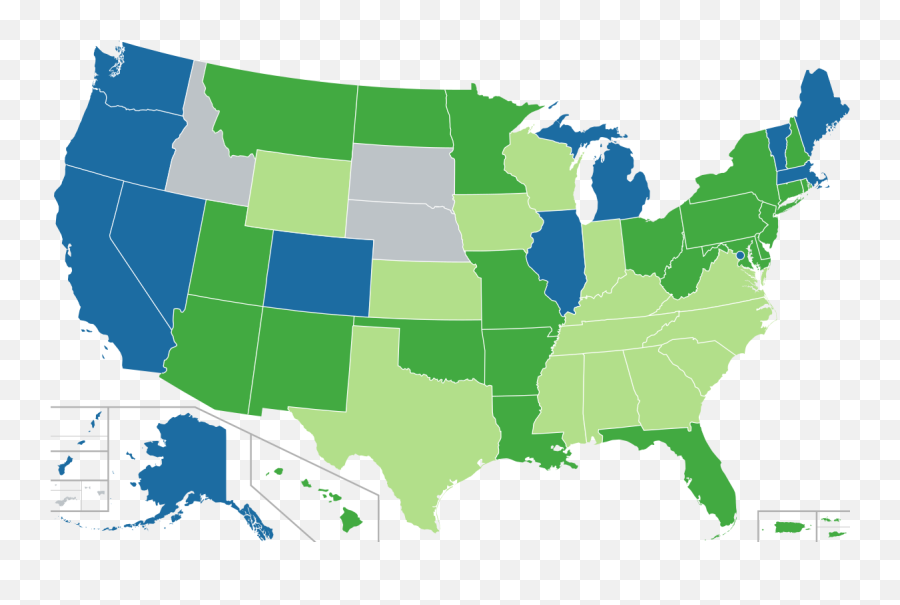 Medical Cannabis In The United States - Wikipedia Weed Legal Usa Png,United States Map Transparent Background