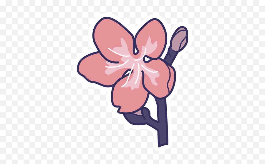 Cherry Blossom Sticker - Transparent Png U0026 Svg Vector File Flor De Cereso Png,Cherry Blossoms Png