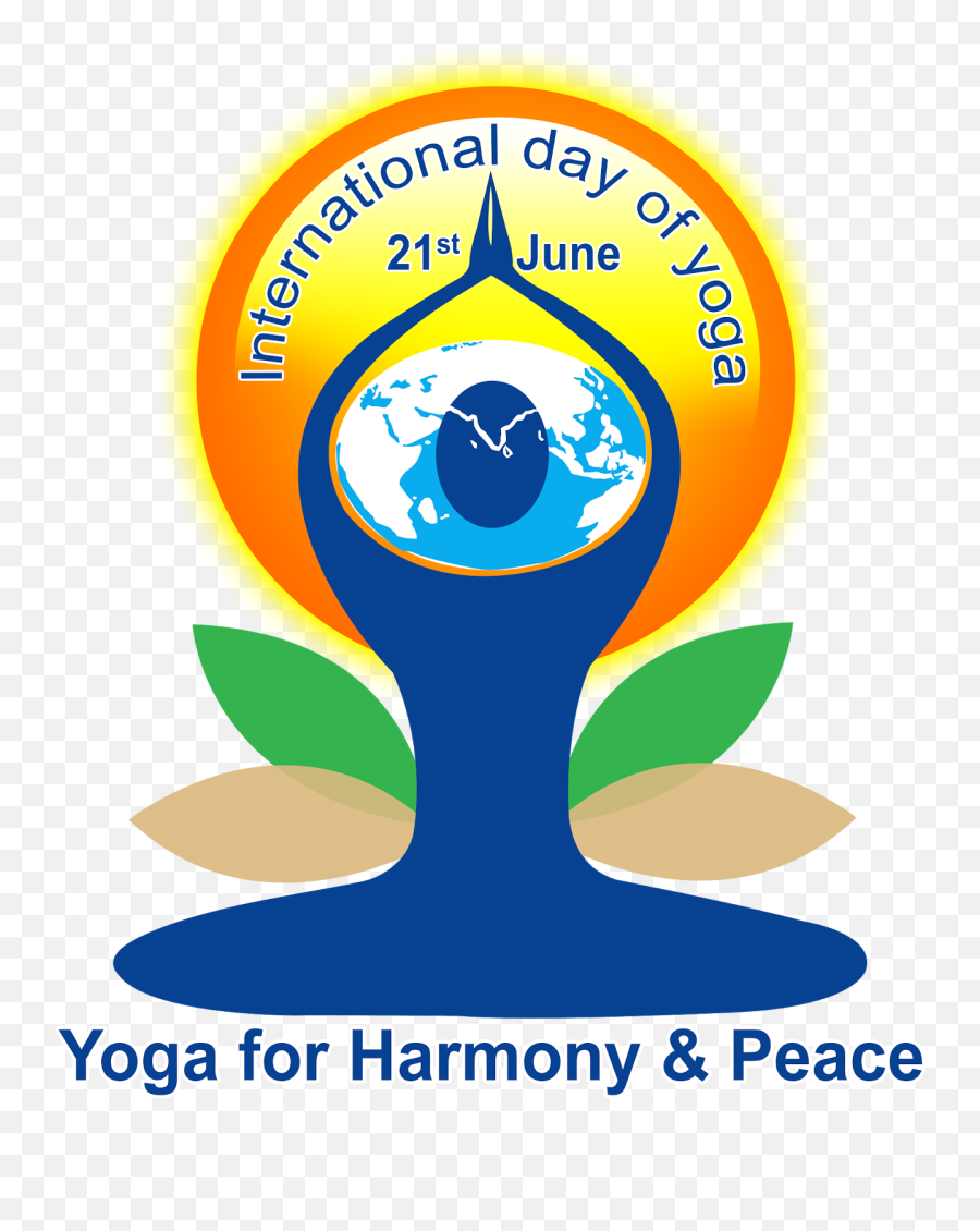 International Yoga Day Logo Psd File Free Downloads Naveengfx - Simi Valley Mandir Png,Ping Logo