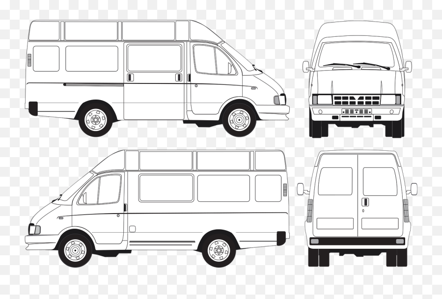 Passenger Sable Bus Sobol - Free Vector Graphic On Pixabay Dibujo De Carro Vans Png,Sable Png