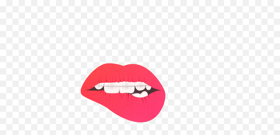 By Rebe Grupit - Cute Cartoon With Braces Png,Labios Png