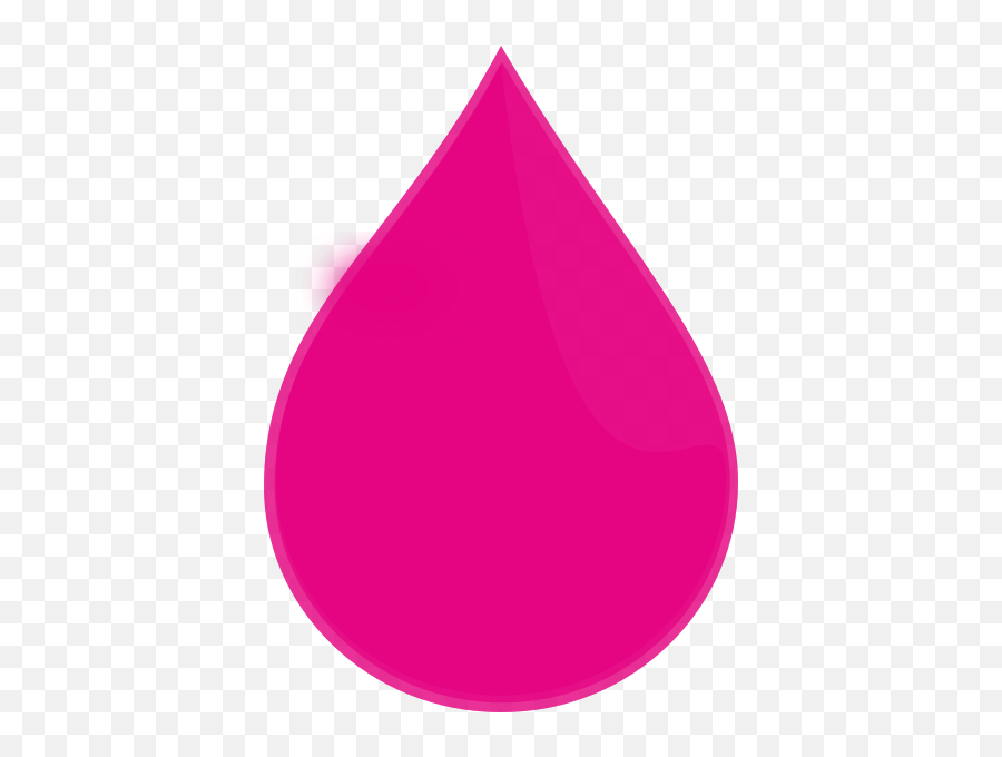 Pink Rain Drop Clip Art - Vector Clip Art Circle Png,Rain Drop Png