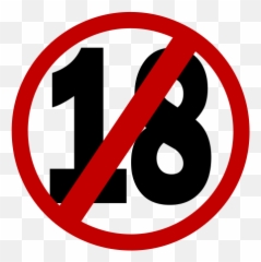 No 18 - Age Restriction Under Png