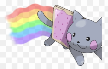 Download Hd Nyan Cat The Best Legendary - Pixel Legendary Nyan Cat Gif Png,Nyan Cat Png