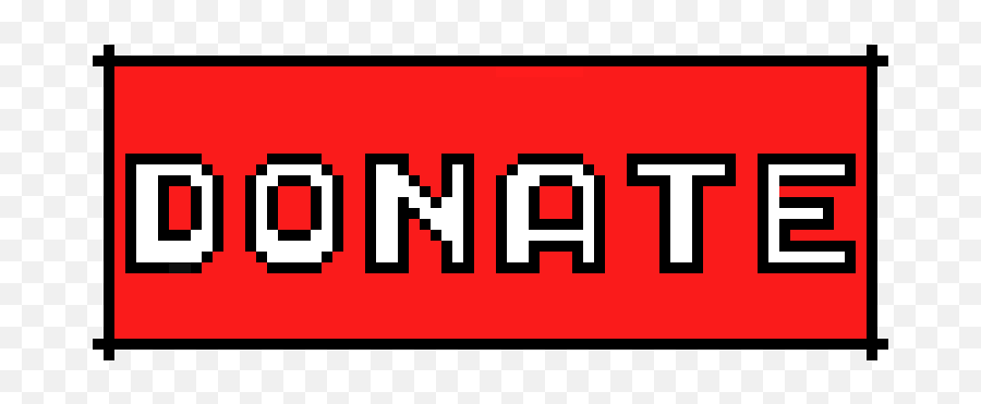 Donate Button Pixel Art Maker - Donate Button Pixel Png,Donation Button Png