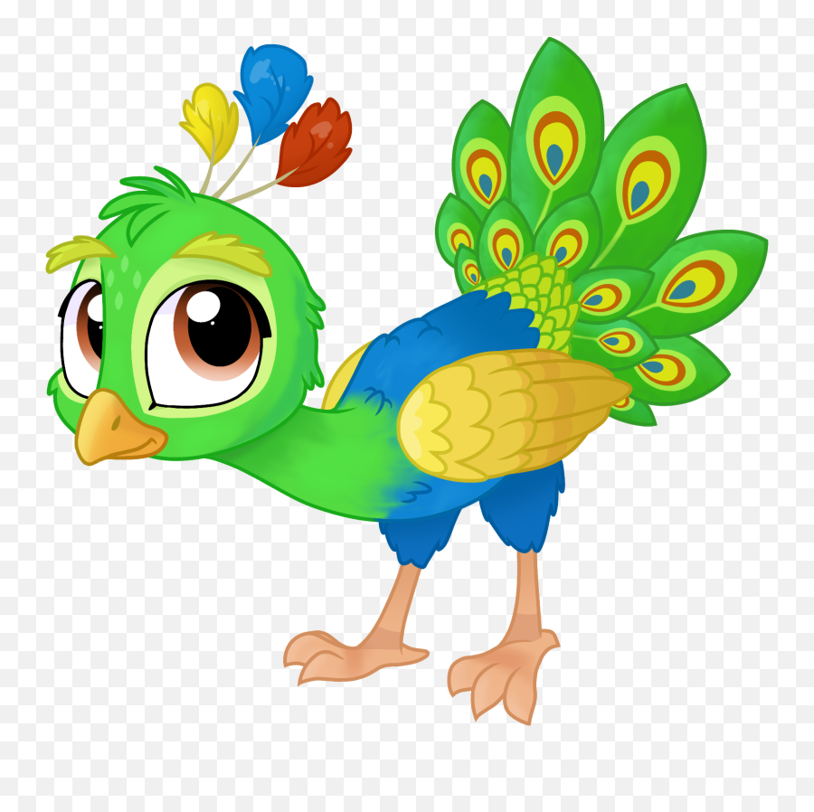 Peafowl Wildscapes Rainbow Eevee Png Arts - Wildscapes Images Png,Cartoon Rainbow Png