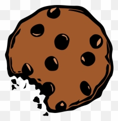 Cookies Clipart Cartoon Cute - Chocolate Chip Monster png