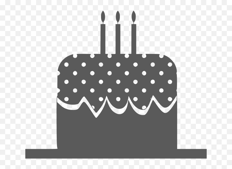 Birthday Cake Silhouette Free Svg File - Svgheartcom Silhouette Birthday Cake Svg Png,Cake Emoji Png