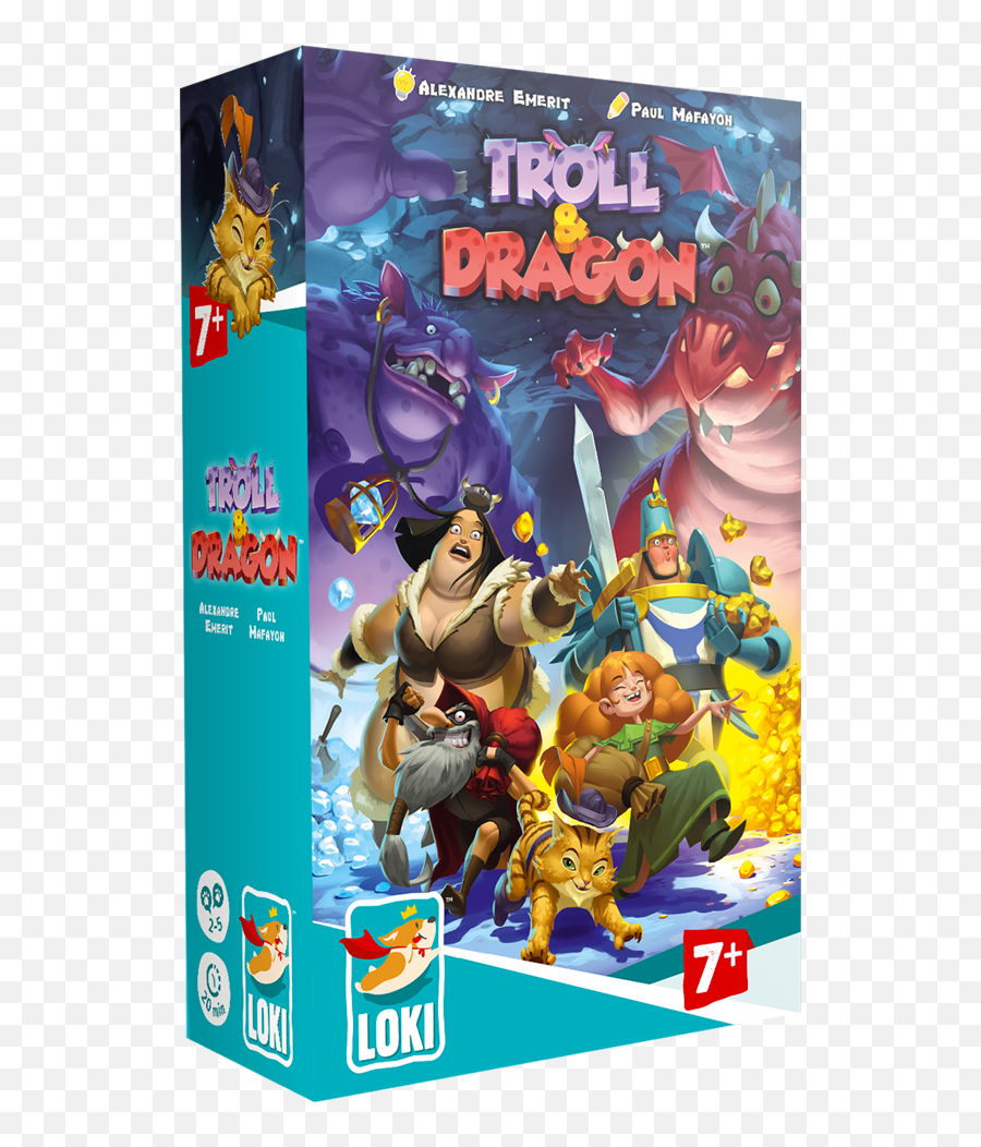 Troll U0026 Dragon En Loki - Troll And Dragon Board Game Png,Trolls Png Images