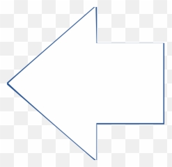White Png Arrow - Transparent Left
