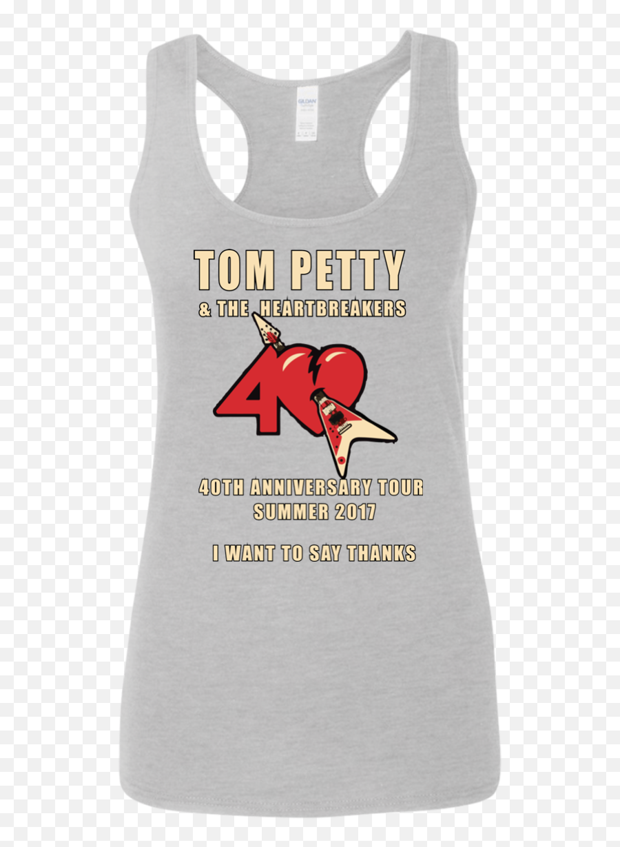 Tom Petty And Heart Breakers Racer Back - Shirt Png,Tom Petty And The Heartbreakers Logo