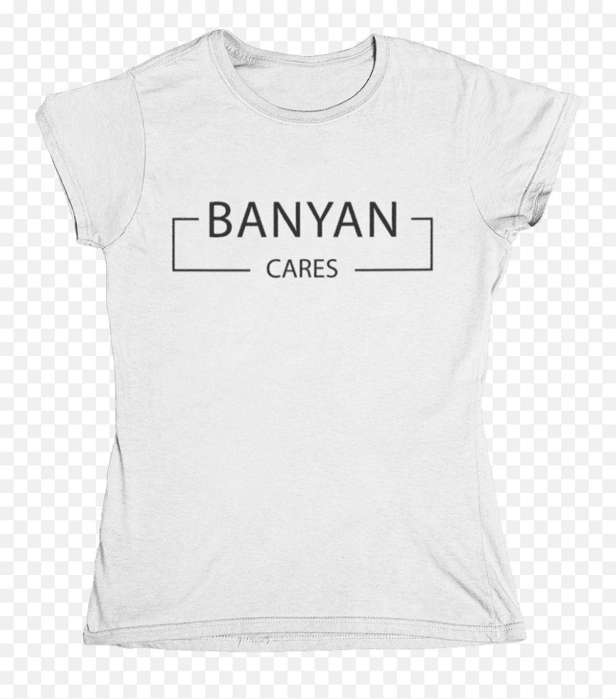 Ladies Banyan Cares Block T Png Black Shirt