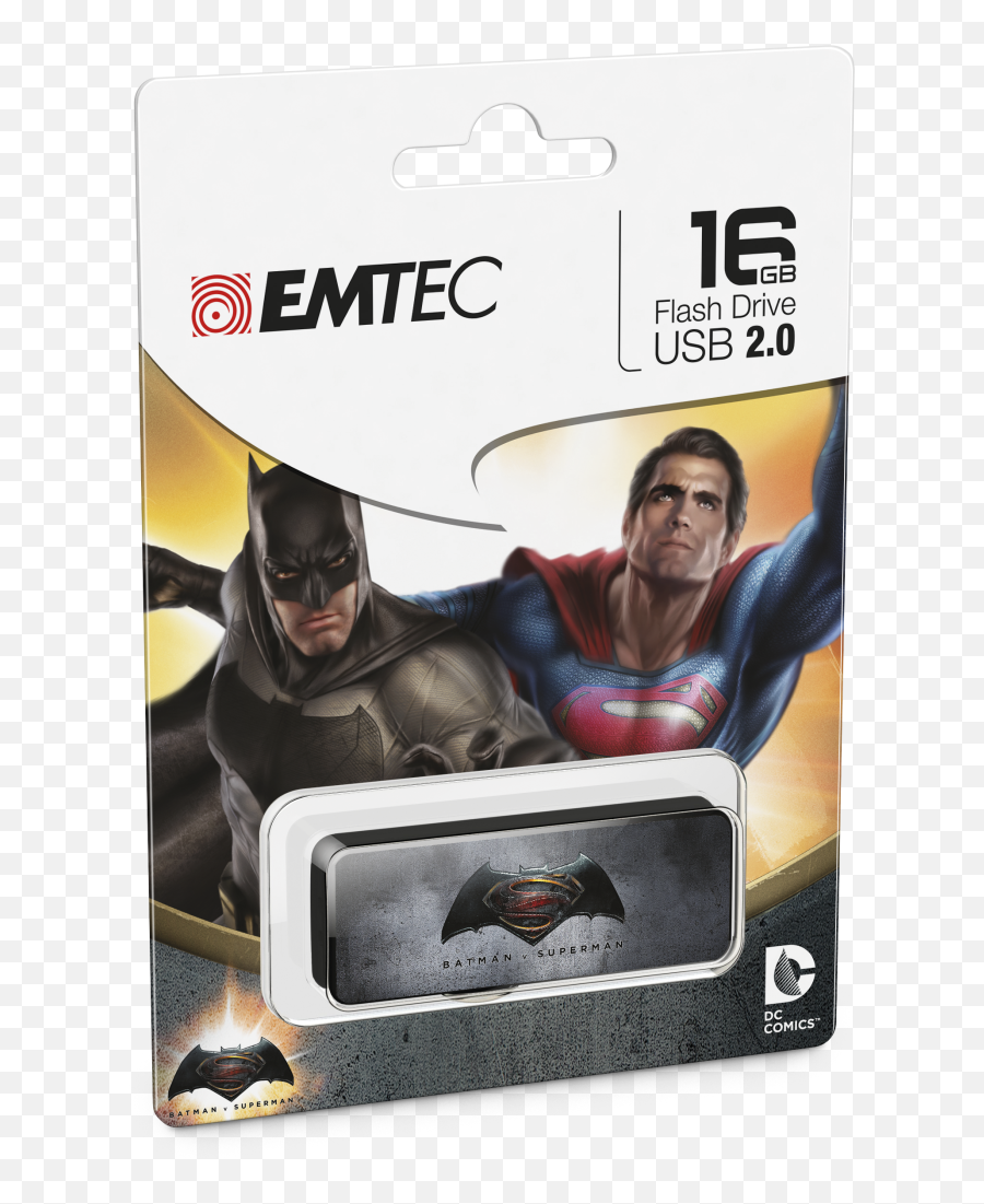 M700 Batman V Superman 20 Emtec - Usb Stick Png,Batman And Superman Logo