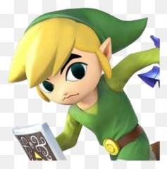 Toon Link Super Smash Bros Wii U - Toon Link Full Size Png Legend Of Zelda Toon Link,Toon Link Png