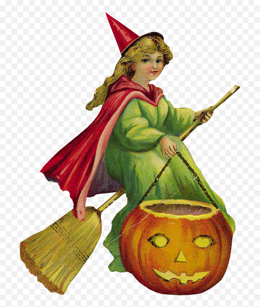 Download Witch Png Image For Free - Vintage Halloween Cards,Transparent Witch