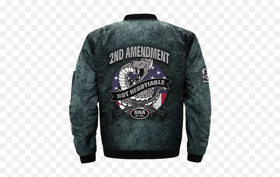 Our - 2ndamendmentnotnegotiablenew3dcustomgraphic Long Sleeve Png,Nra Logo Png