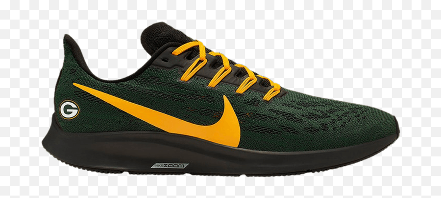 Air Zoom Pegasus 36 U0027green Bay Packersu0027 - Nike Ci1939 300 Green Bay Packeres Shoes Png,Green Bay Packers Png