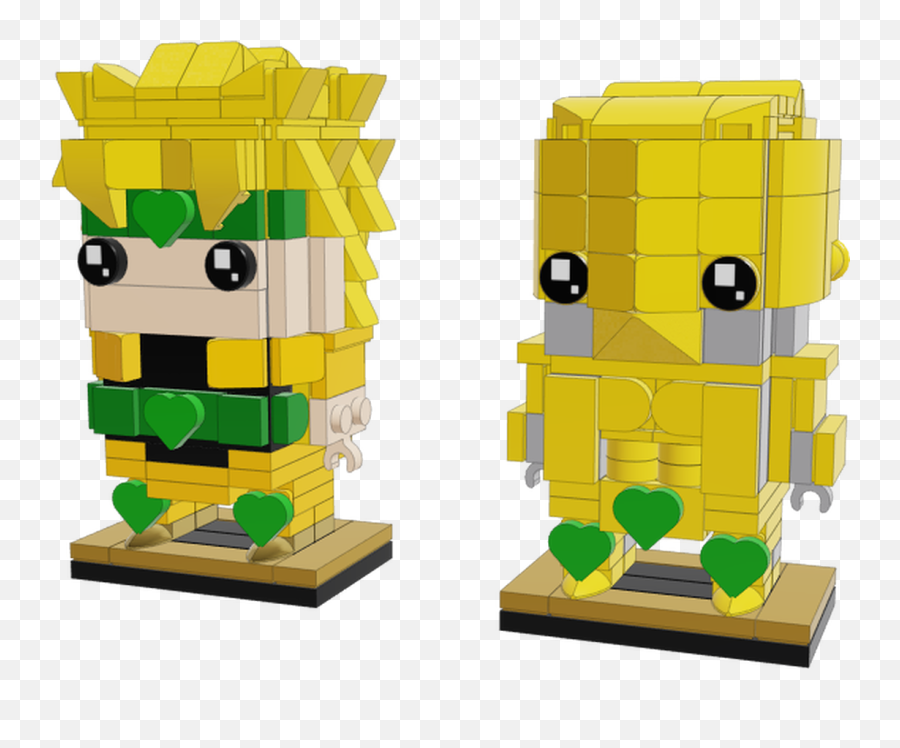 Mecabrickscom Brickheadz - Dio And The World Redo Jjba Jojo Bizarre Adventure Brickheadz Png,Dio Brando Transparent