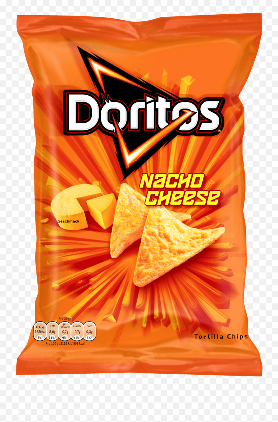 Doritos Chips Nacho Cheese - Doritos With Melted Cheese Png,Doritos Transparent Background