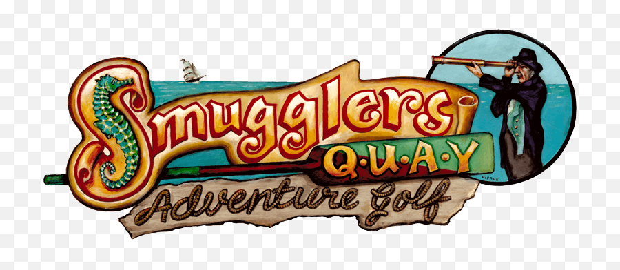 Casino - Piersmugglersquaygolflogo Casino Pier Pirate Mini Golf Seaside Heights Png,Golf Logo Png