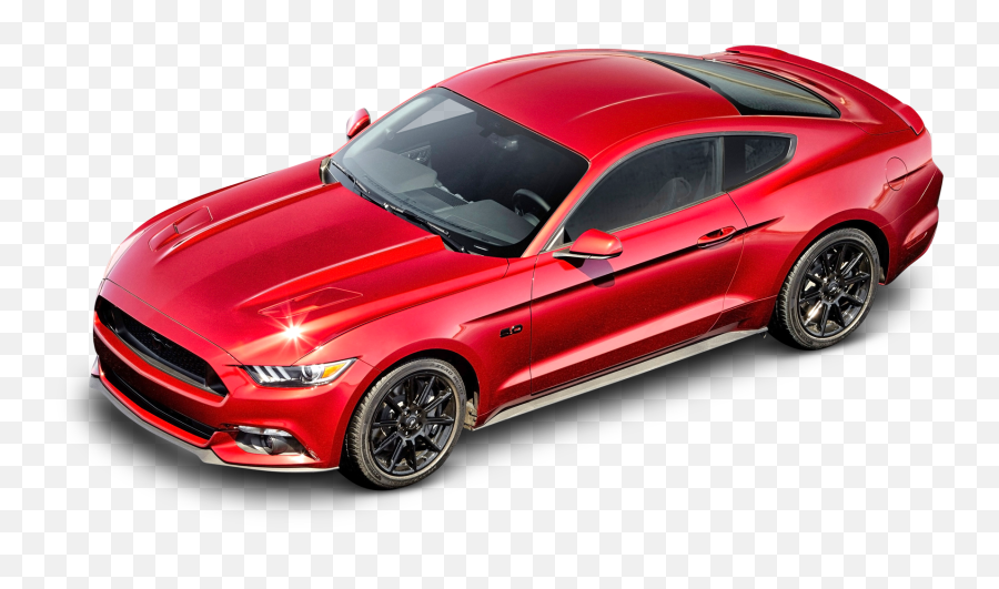 Red Ford Mustang Gt Car Png Image - 2016 Ford Mustang Roof,Ford Mustang Png