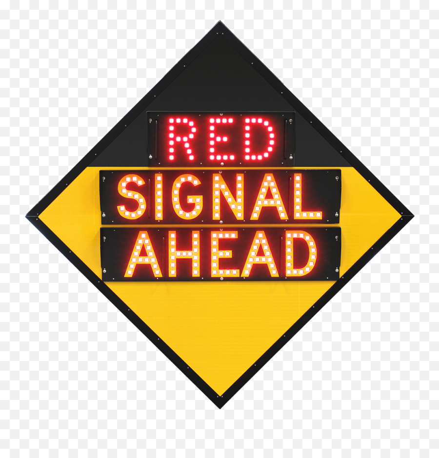 Advance Traffic Light Warning Road Sign - Wow Alliance Png,Red Light Transparent