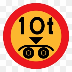 Weight Maximum 10 Tonnes Metric - Free Vector Graphic On Pixabay Traffic Sign Png,Metric Icon