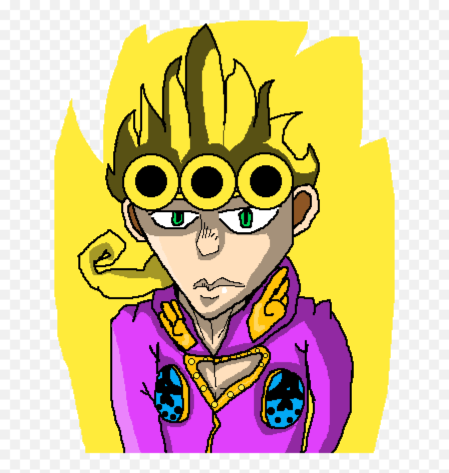 Pixilart - Giorno Giovanna By Pixellover234 Cartoon Png,Giorno Png