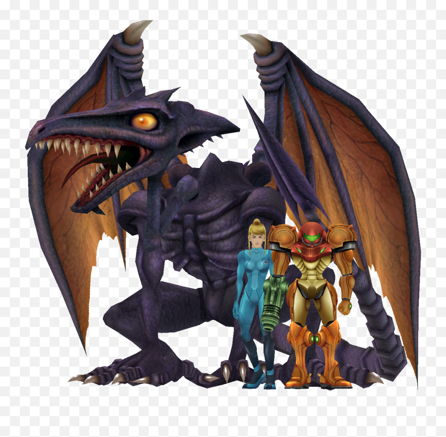 Ridleyu0027s Average Size In Comparison To Samus Ridley Is Too - Ridley Smash Bros Size Png,Ridley Png