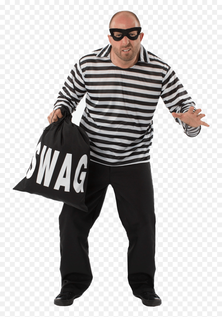 Adult Burglar Bill Costume - Burglar Bill Costume Png,Burglar Png
