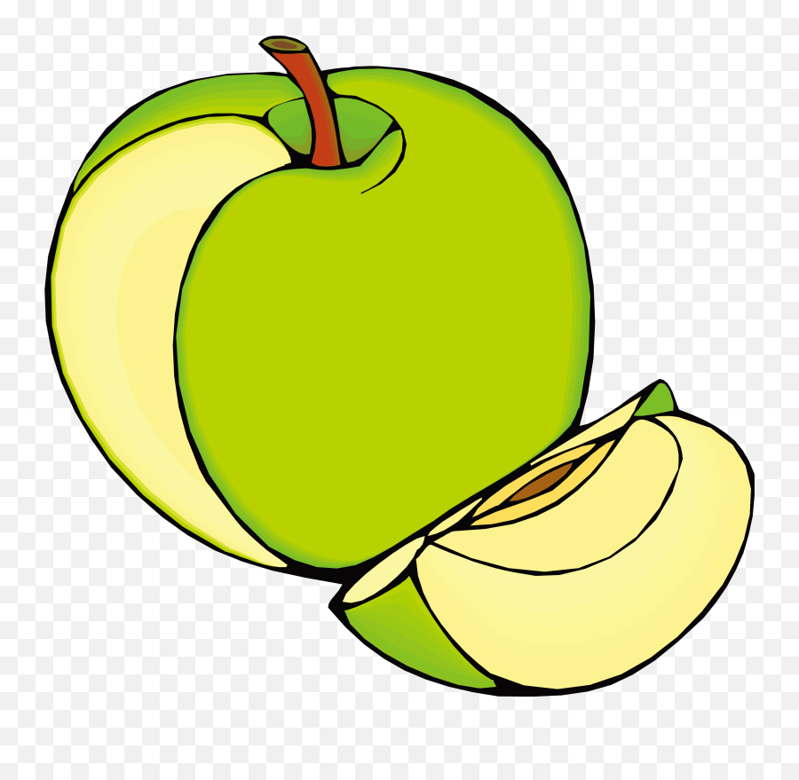 Coconut Clipart Yellow Fruit - Green Fruits Clipart Png Clip Art Fruit And Vegetables,Fruit Clipart Png