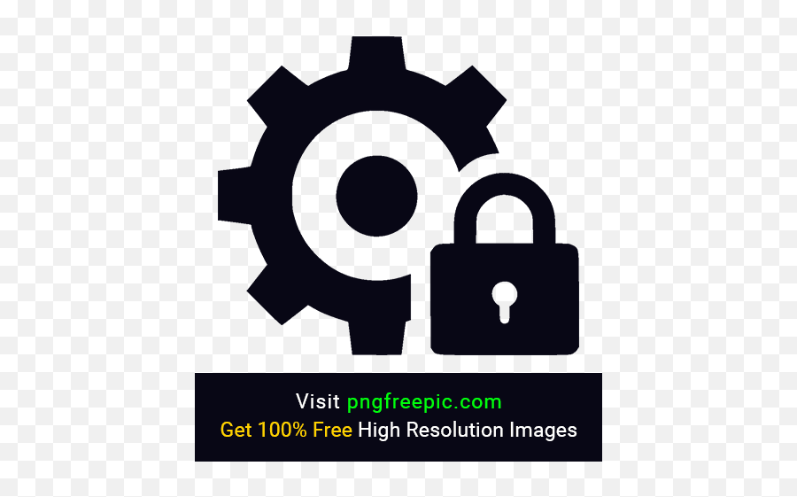 Locak Setting Icon Png - High Resolution Golden Frame Png,Google Setting Icon