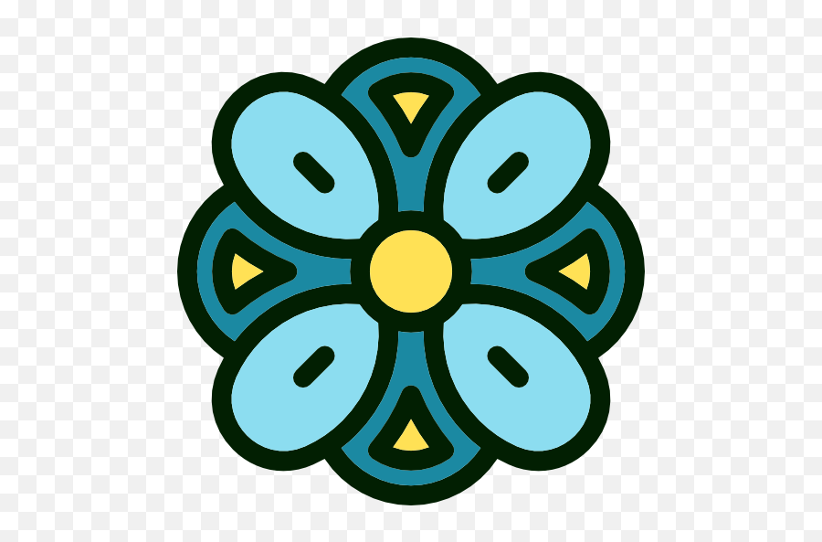 Free Icon Flower - Placemat Icon Png,Blue Flower Icon