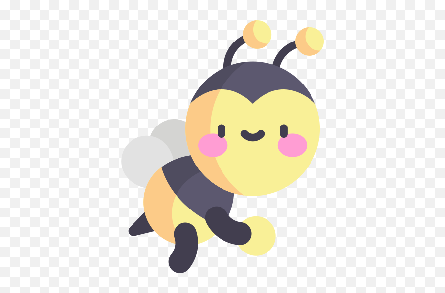 Bee - Free Animals Icons Happy Png,Cute Bee Icon