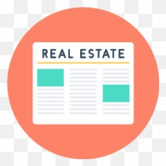 Real Estate Newspaper Png Icon - Repo Free Icons Circle