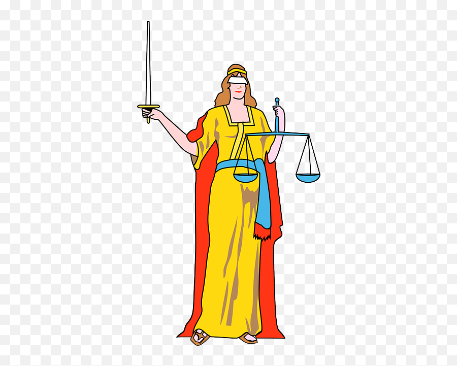 Download Symbol Lady Law Scale Sword Bavaria Judge - Justice Clipart Png,Statue Icon