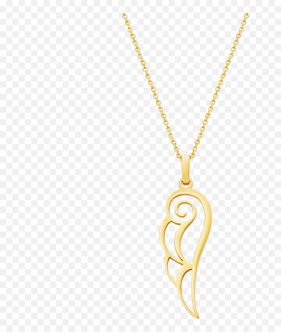 Wings Of Love Pendant - Collares Para Enamorados Con Iniciales Png,Gold Wings Png