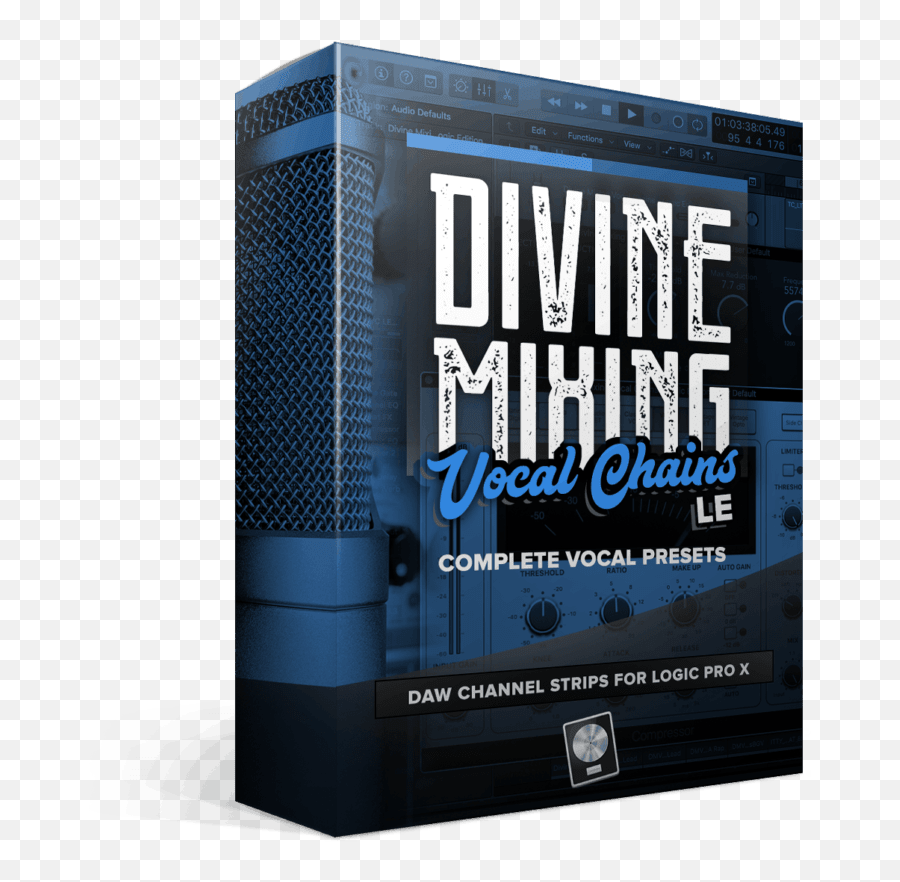 Divine Mixing - Vocal Chains Le Vocal Presets For Logic Pro X Book Cover Png,Logic Pro Icon