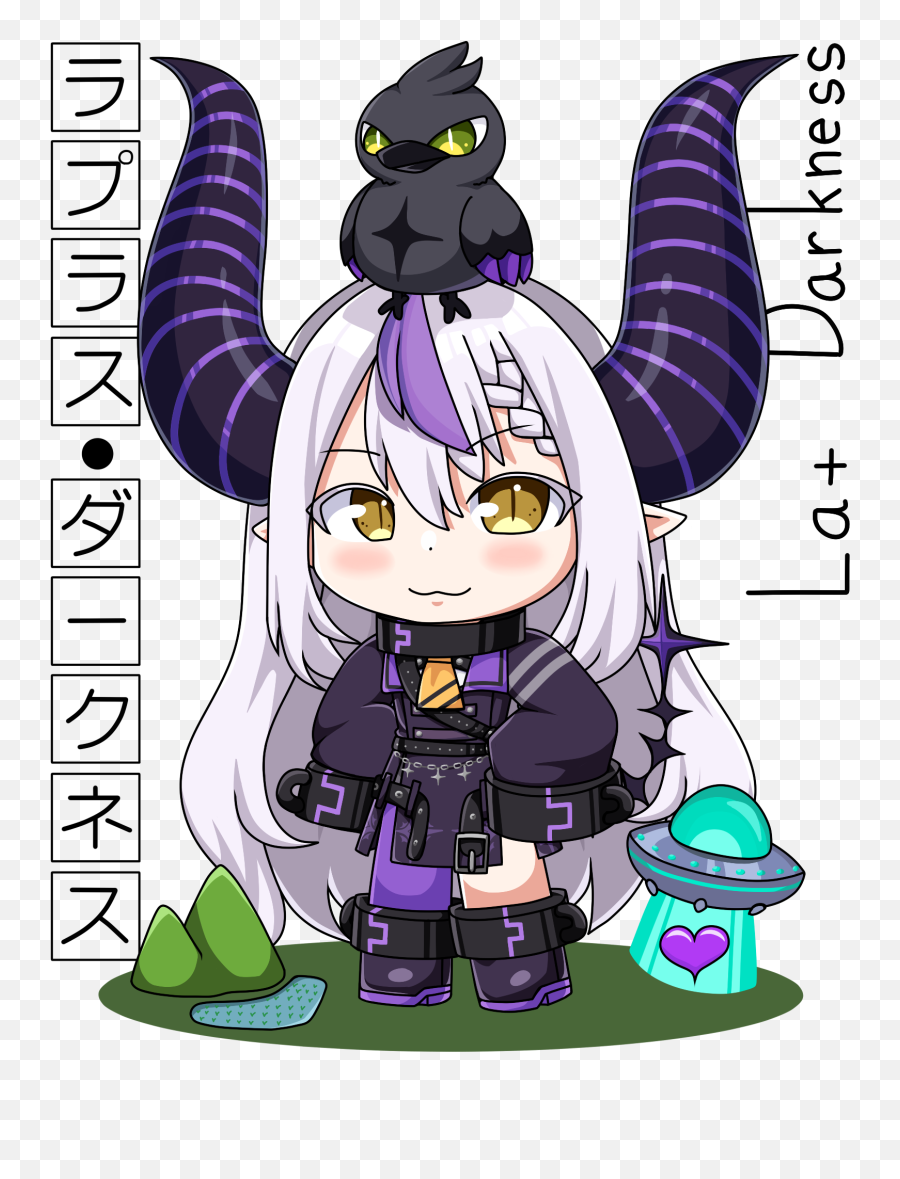 Chibi Laplus Darknesss 1st Member Of Hololive Gen 6holox - Laplus Chibi Png,Jinx Summoner Icon