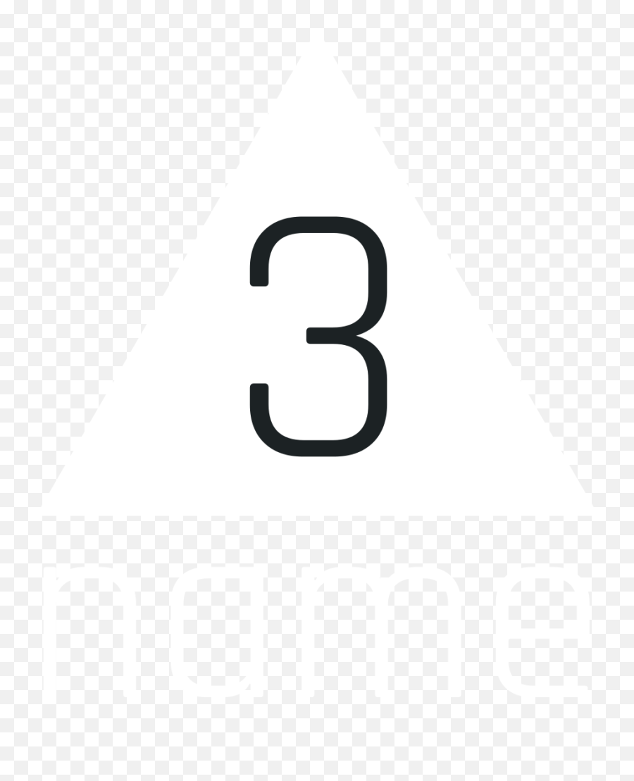 3name U2022 Home - Triangle Png,Three Letter Logo