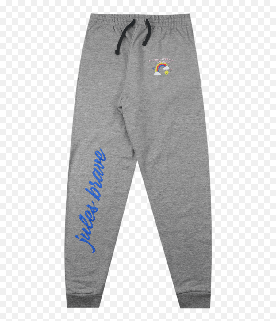 Youu0027re Literally An Icon Heather Grey Sweatpants - Sweatpants Png,Re Icon