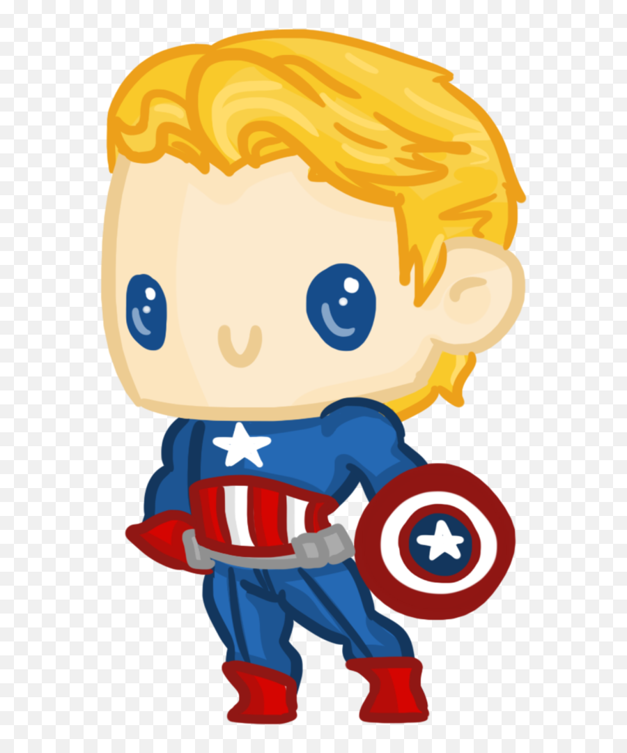 America Clipart Cute Transparent Free For - Cartoon Captain America Drawing Png,Steve Rogers Png