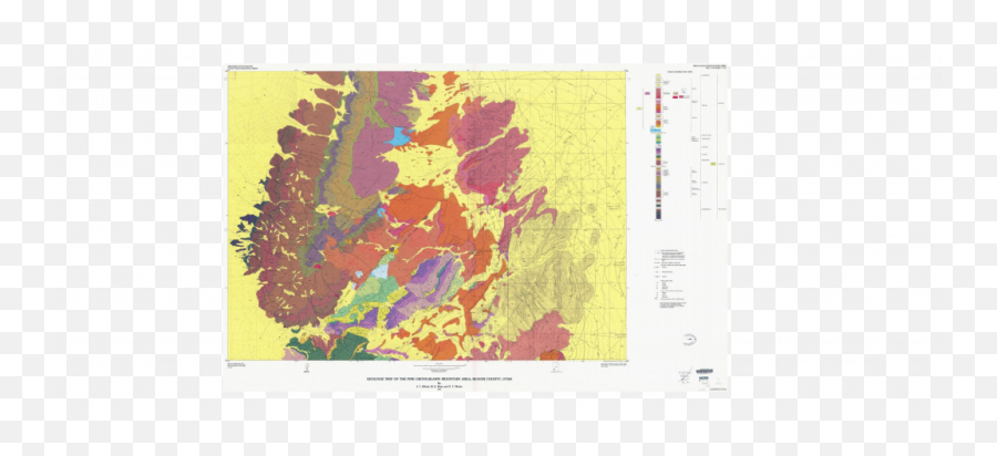 Utah U2013 Physical Geology Laboratory - Vertical Png,Mountain Range Map Icon