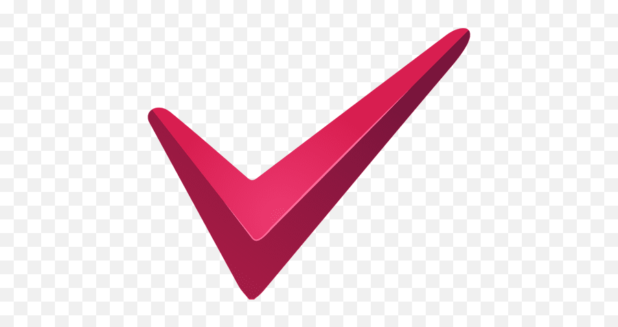 Red Tick Check Mark - Graphic Design Png,Red Check Mark Png