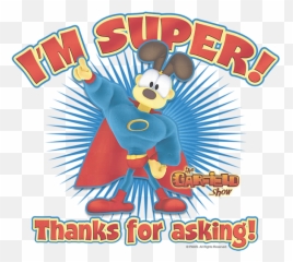 Garfield Odie Super Hero Onesie For Sale By Timothy Oxley - Show png